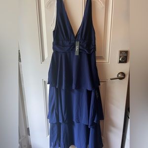 Lulus NWT formal navy maxi
